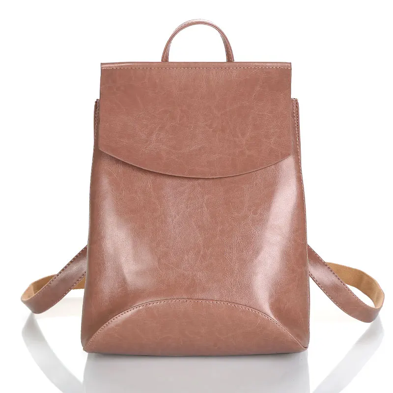 Модный женский рюкзак, высокое качество, из искусственной кожи, рюкзаки для девочек-подростков, женская школьная сумка на плечо, рюкзак, mochila - Цвет: deep pink