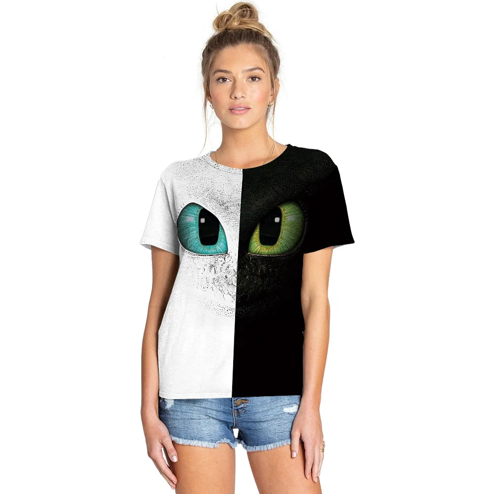 Women Girl Toothless 3d Print Tshirt How to Train Your Dragon T Shirt