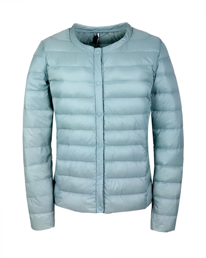 NewBang Brand dół płaszcz żeński ultra lekki dół kurtki kobiety cienkie Slim wiatrówka bez kołnierza płaszcz lekki ciepły Parkas -