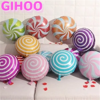 

2PCS 18inch Lollipop Balloons Sweet Candy Balloon Bithday Party Baby Shower Balloons Wedding Party Decorations Party Supplies