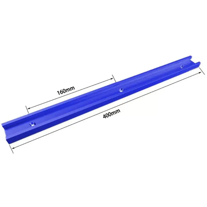 T-tracks Slot Miter Track Excellent Aluminum Alloy Miter Bar Slider Table Saw Gauge Rod Surface Anodizing Treatment Mode - Цвет: blue 400