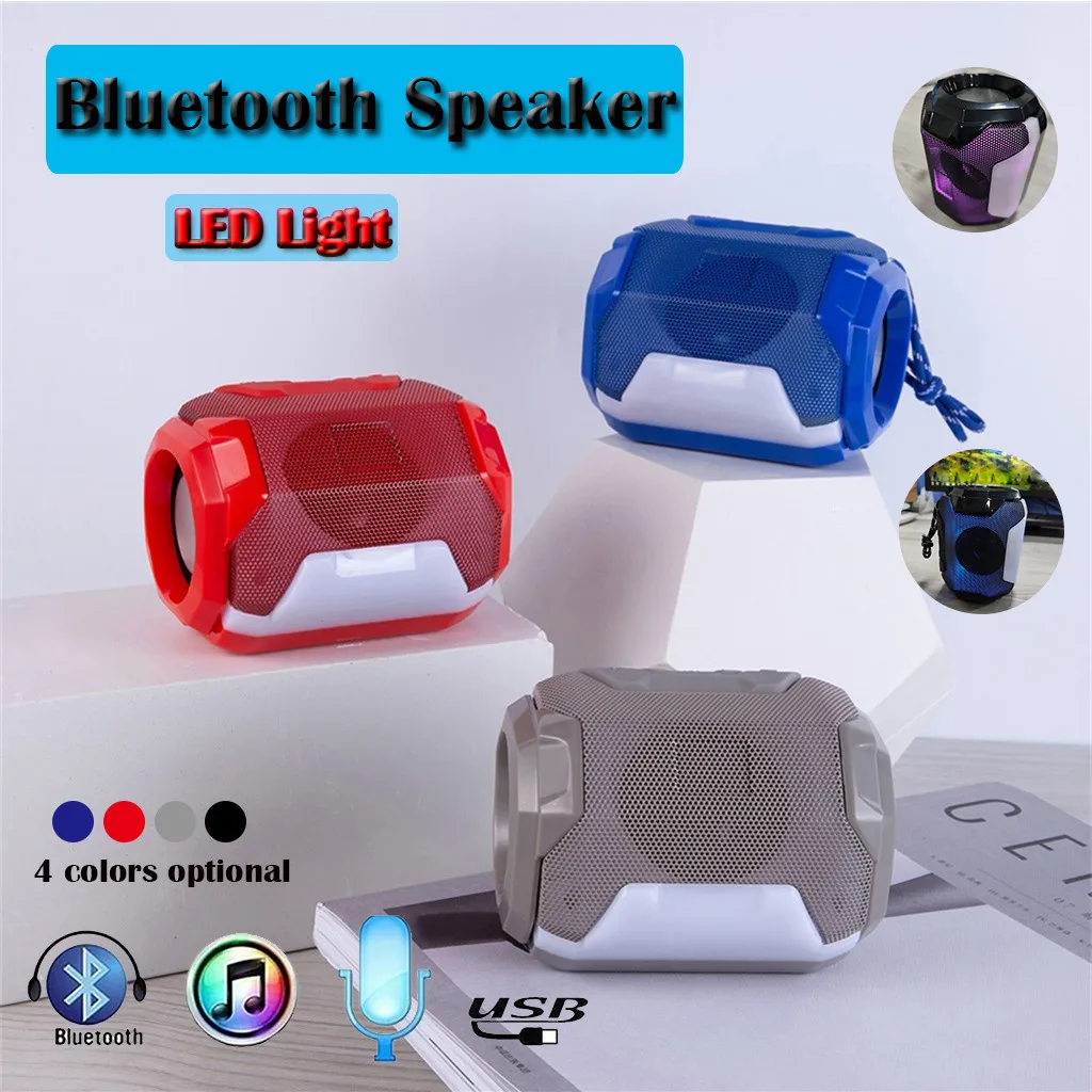

Wireless Bluetooth Speaker Stereo Sound TF Subwoofer Column Speakers With Hand Strap For Samsung Computer Phones 6.26
