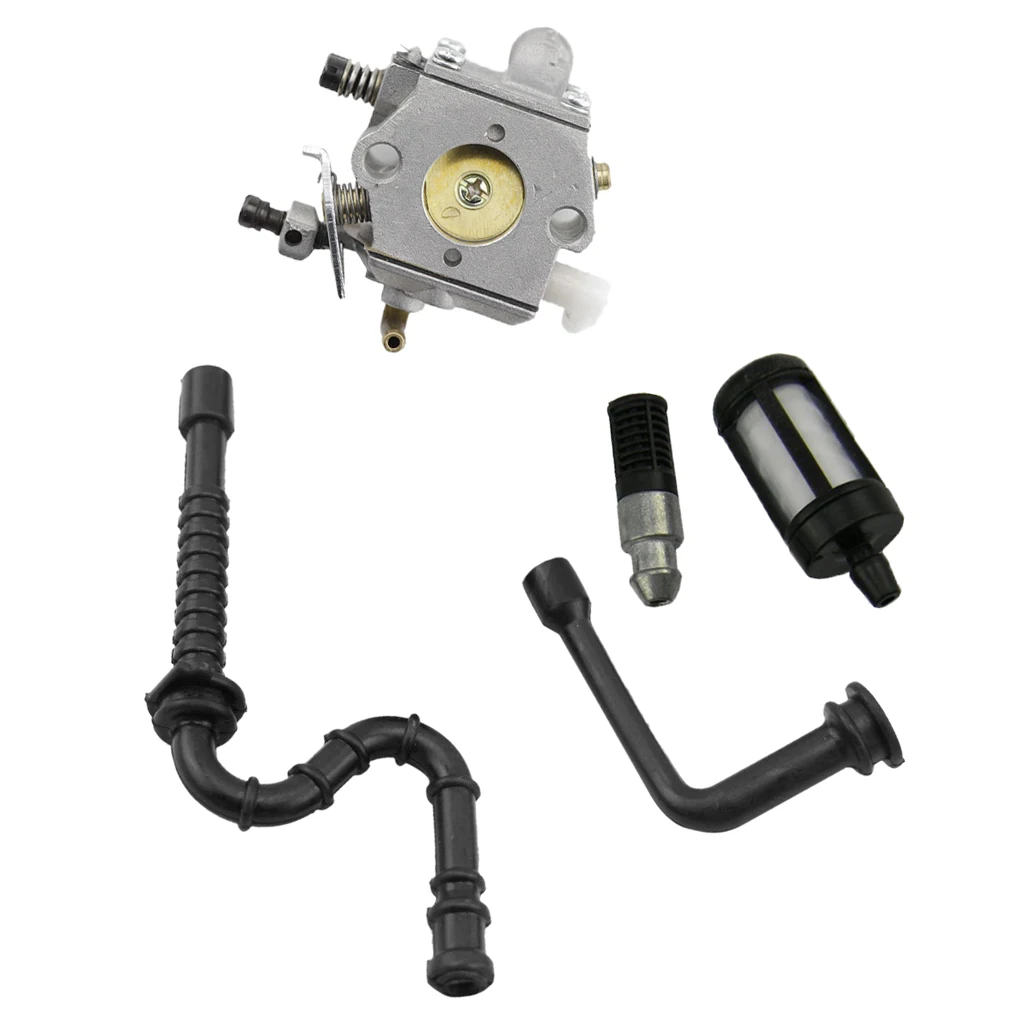 Carburetor Carb, Fuel Line, Fuel Filter, Oil Line, Oil Fiter Kit for