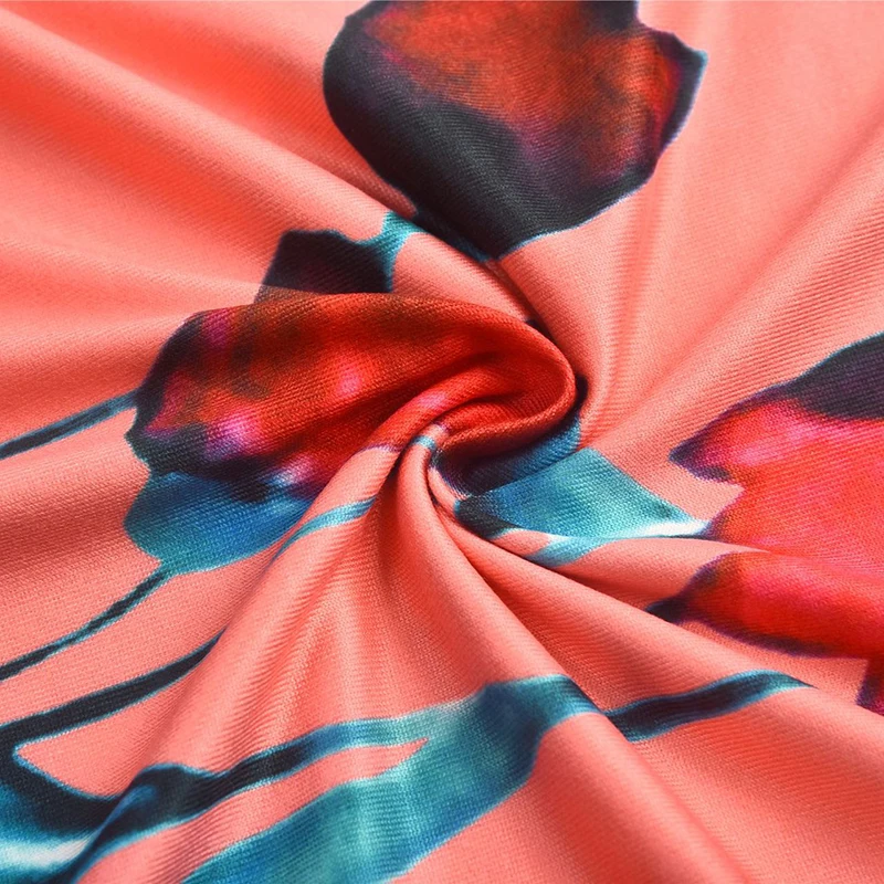 Women Long Sleeve Boho Polk Dot Maxi Dress New Fashion Floral Print Evening Party Dresses Women's Dresses Female Casual Vestidos
