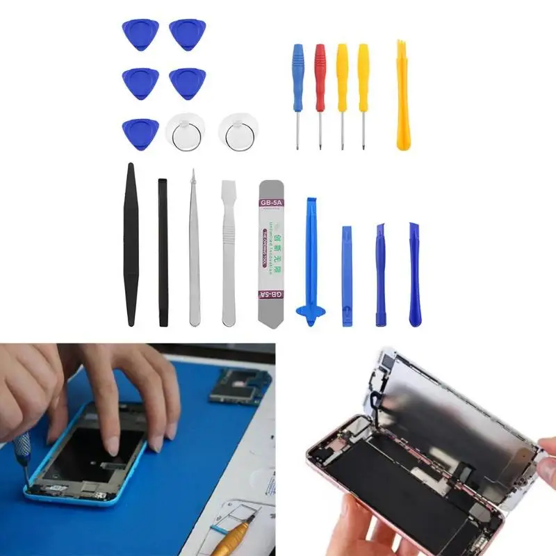  21 in 1 Handy Bildschirm Öffnung Hebeln Brecheisen Zangen Mini Repair Tool set für iPhone Handy Uhr
