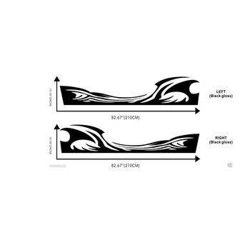 

Black Spray Car Body Waistline Decal for 350Z Truck Vinyl Graphics Side Sticker