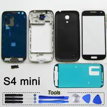 Original Full Phone Housing Frame Bezel Back Cover Case Touch Screen For Samsung Galaxy S4 Mini i9190 i9192 i9195 Repair Parts