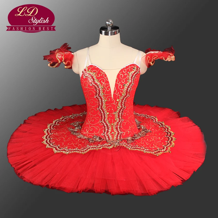 Ballet tutu red LD0014 01