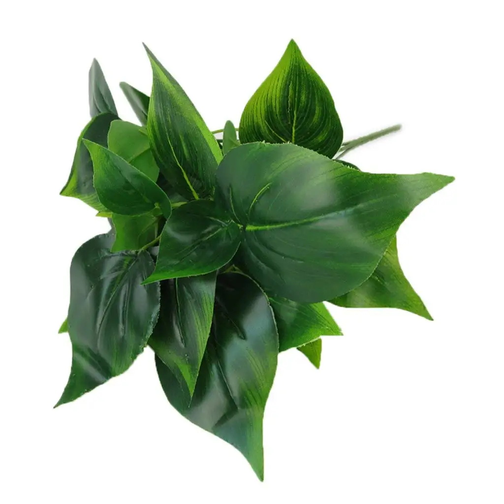Artificial Green Leaf Plants Home Office Wedding Garden Decorationin
