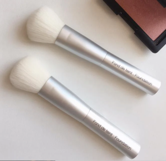 

Lufusean Se-series Foundation Brush Found De Teint Bronzer Blending Powder Perfect Silver Metal Handle Beauty Tool