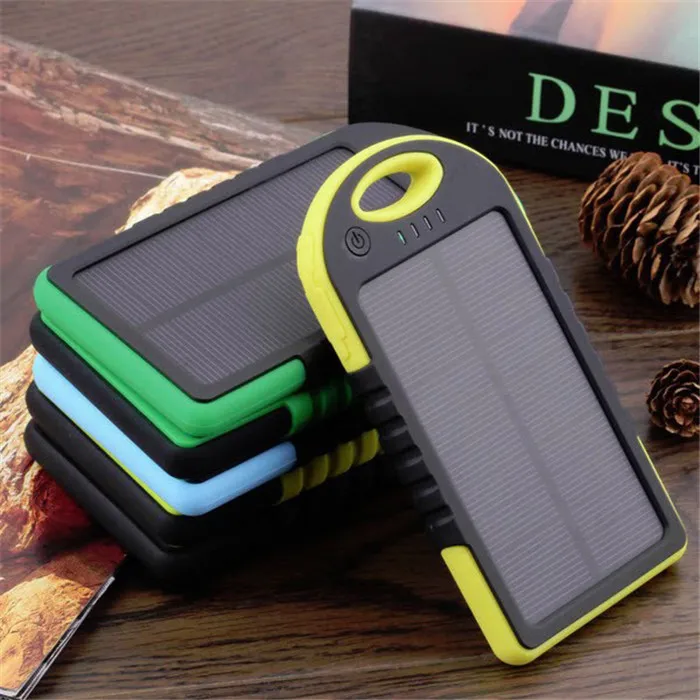 Buy Waterproof Solar Power Bank 8000mAh USB Mobile