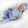 Kawaii 55cm Soft Silicone Reborn Baby Doll 22inch BeBe Boneca Lifelike Sleeping Infant Newborn Juguetes Toddlers Toys Brinquedos ► Photo 1/6