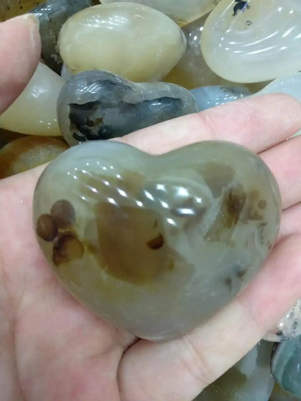 Gorgeous-rare-cornalina-Geode-cristal-cuarzo-gata-coraz-n-pulido-esp-cimen-piedras-naturales-y-minerales (2)
