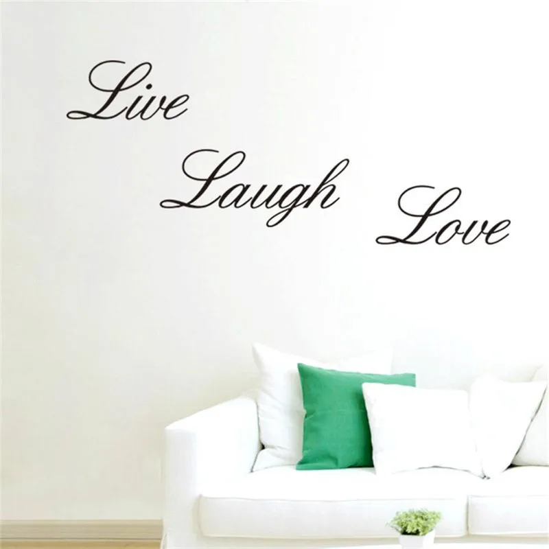 ** Live Love Laugh Vinyl Decal Home Wall Decor **
