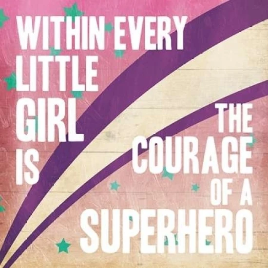 Superhero Girl Mate Poster Print by  Jace Grey  (12 x 12)