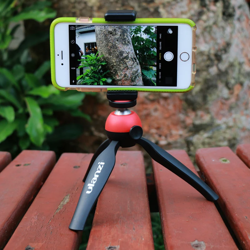 Ulanzi Mobile Phone Tripod with Holder Mount Camera Protable Mini Tripod Stand for iPhone Sony Samsung