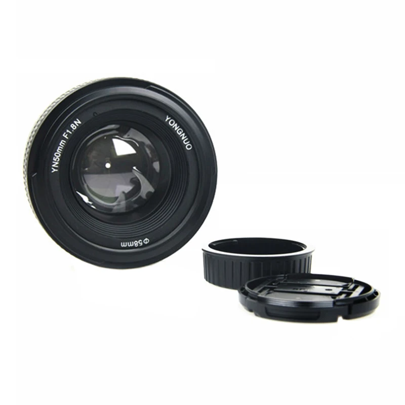 YONGNUO YN 50 мм f/1.8 AF объектив yn50mm диафрагма автофокусом большой апертурой для цифровых зеркальных фотокамер Nikon Камера как AF-S 50 мм 1.8 г