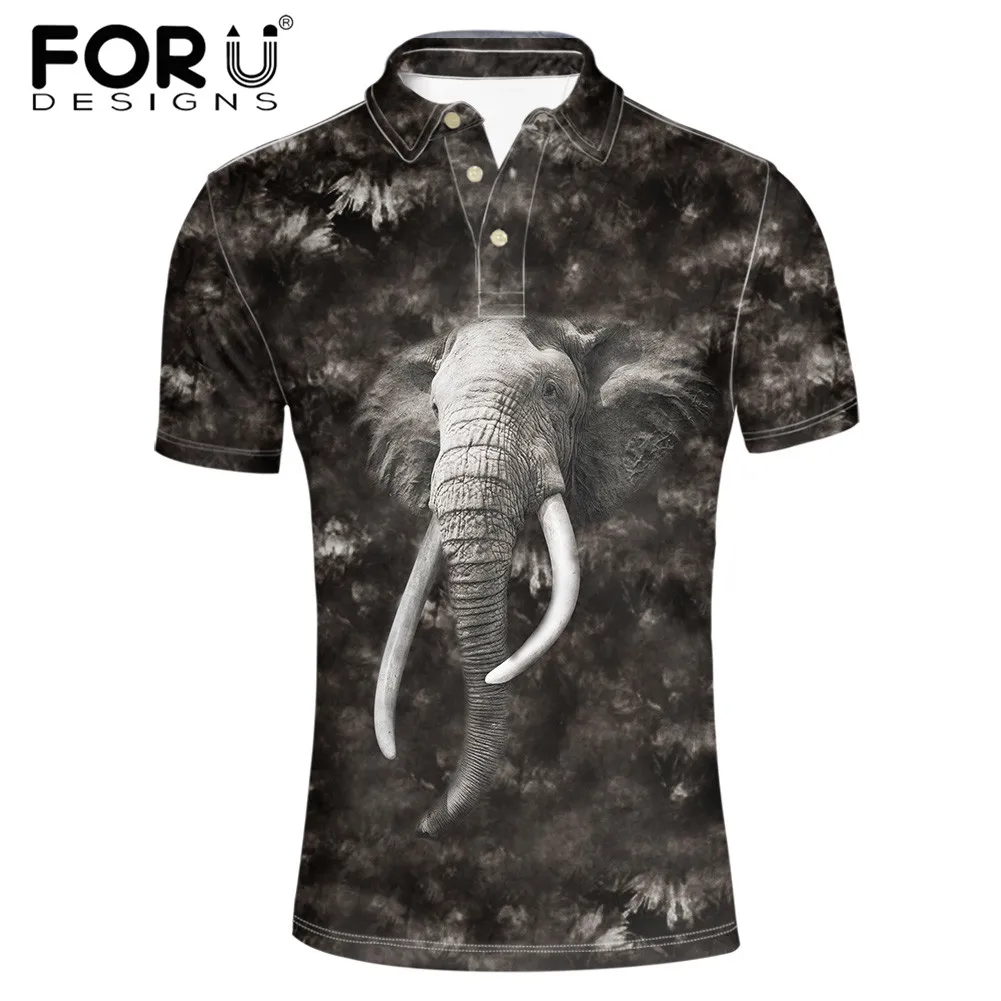 animal print polo