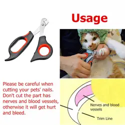 Портативная машинка для стрижки собак кошек коготь для собак Ножницы для ногтей для домашних животных принадлежности кусачки триммер для