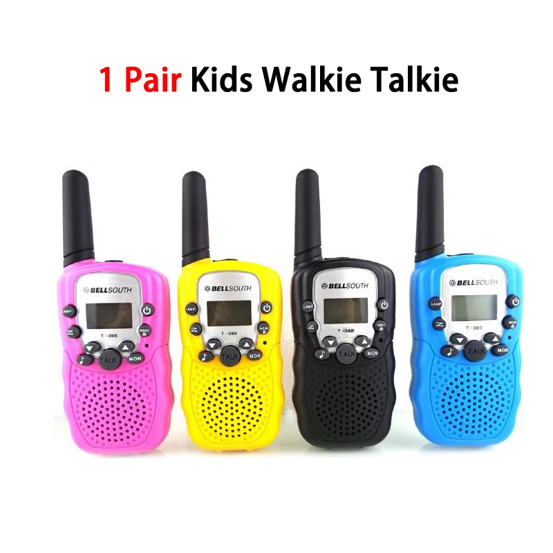 

2pcs Retevis RT388 Kids Walkie-Talkie Children Toy Radio 0.5W PMR PMR446 FRS VOX Flashlight Handheld 2 Way Radio Hf Transceiver