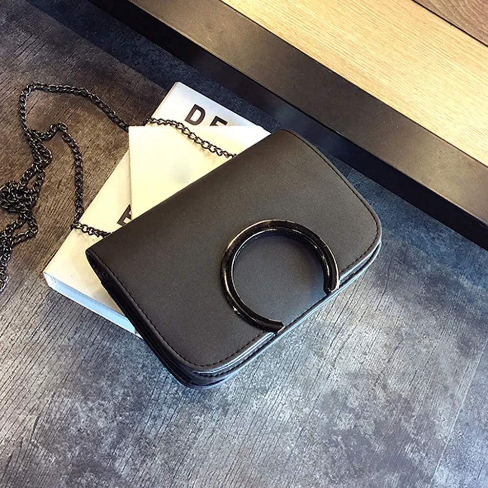 

OCARDIAN Bag Fashion Women Flap Leather Handbag Chain Solid color Crossbody Bag Cover Zipper Coin Phone Bag handbag dropship a4