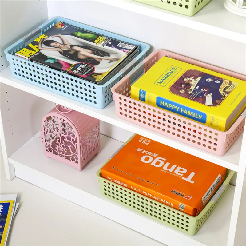 New Brand Basket Vegetable Plastic Storage Portable Durable ToysContainer Organizer Clothes Laundry Holders Small Size#288937 |
