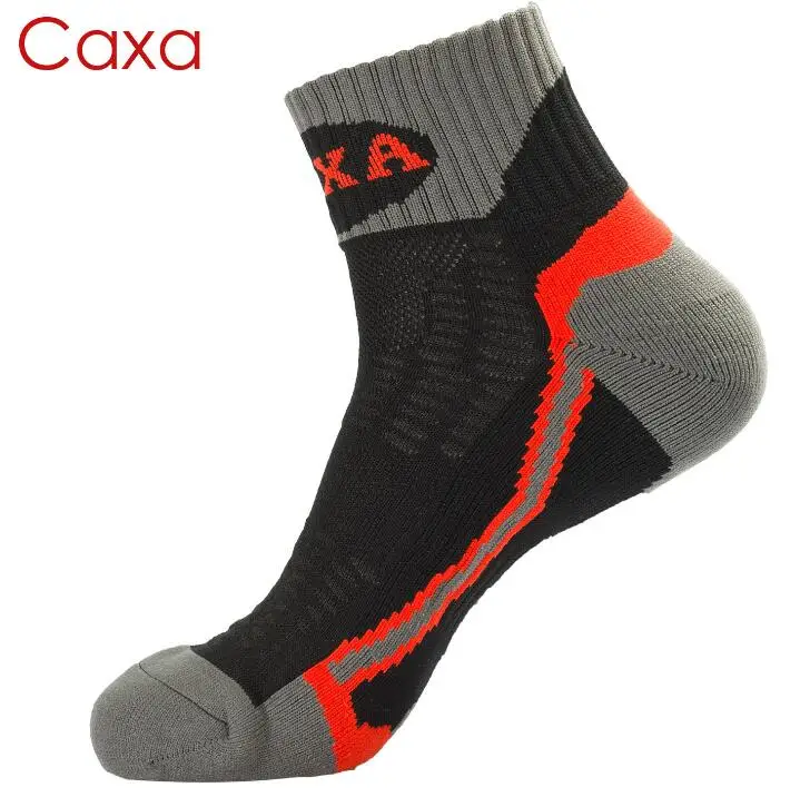

CAXA New Sport Socks Men Breathable Quick Dry Thermo Socks Male Warm Absorb Sweat Antibacterial Thick Hiking Socks 5pair/lot