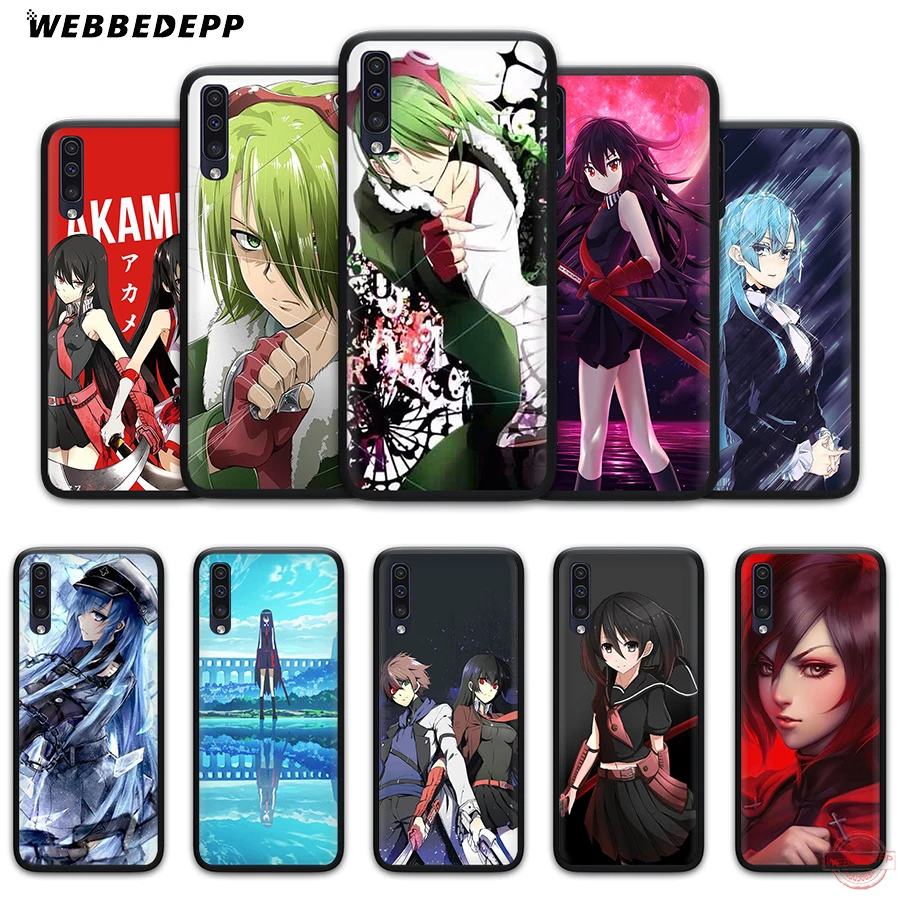 WEBBEDEPP Akame Ga Kill Anime Soft Phone Case for Samsung A50s A40s A30s A20s A10s A60 A70 M10 M20 M30 M40 Cases | Мобильные