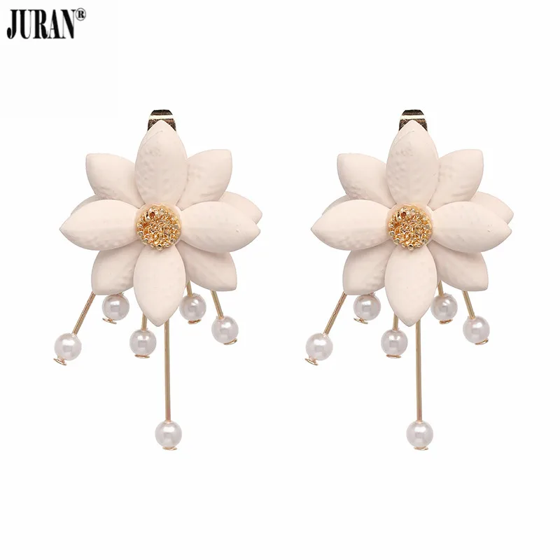 

JURAN Special Design Big Flower Drop Dangle Earrings For Women Bohemian Wedding Party Charm Statement Earrings Bijoux Pendant