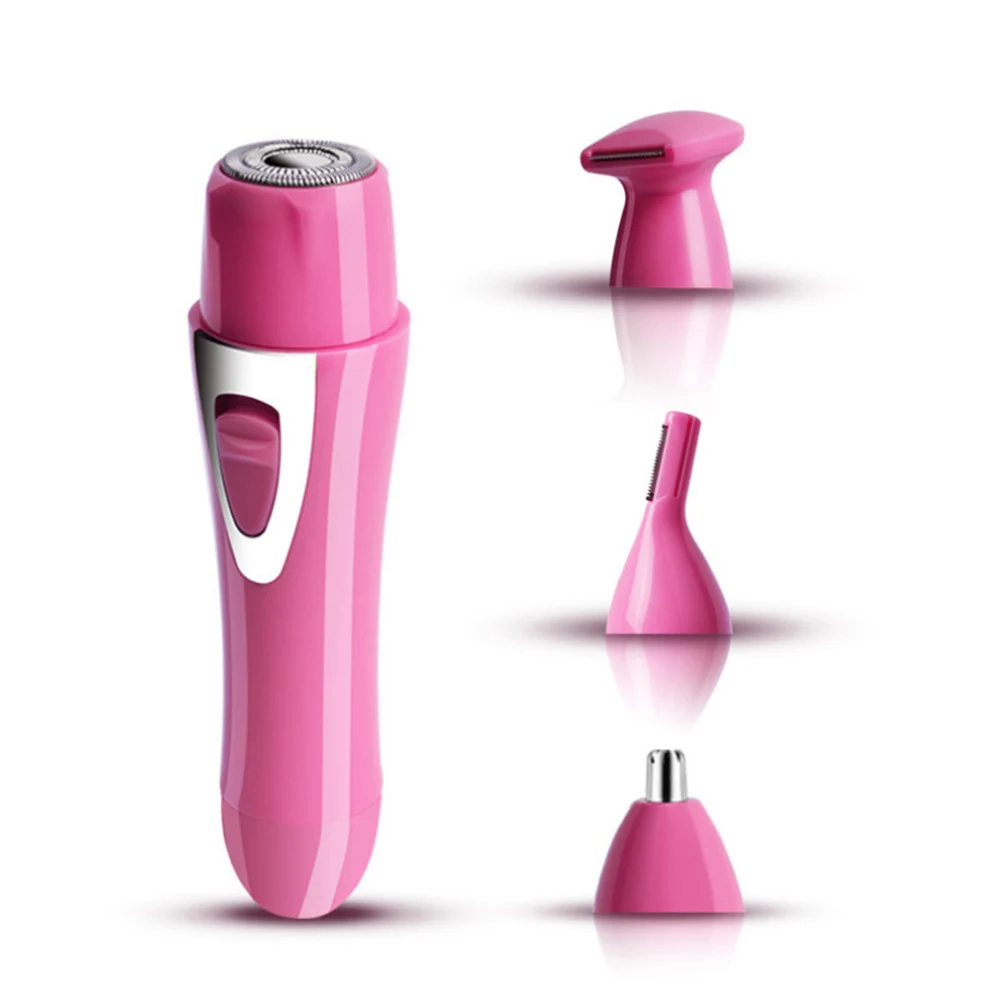 

4-in-1Multi-function Women's Rechargeable Nose Trimmer Women's Shaver Electric Hair Shearer