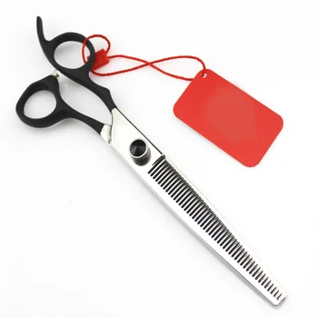 

Custom logo/name 7.0 Inch Professional Dog Cat Pet Grooming Scissors Pets Shears left hand thinning scissors style tools
