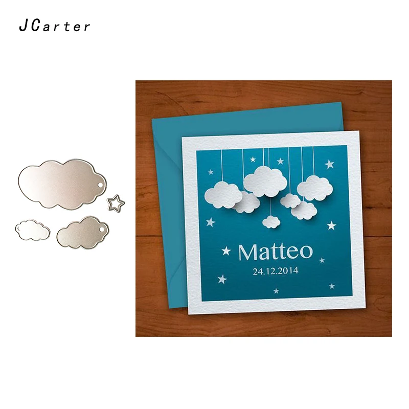 

JC 2019 Metal Cutting Dies Craft Cut Die Stencil Cloud Decoration Scrapbook DIY Handmade Album Embossing Paper Cards Decor Dies