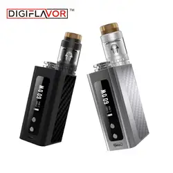 Оригинальный 60 Вт digiflavor DF 60 TC комплект с 2/5 мл Фараона мини-rta бак встроенный 1700 мАч батарея и 5 мл Стекло трубки e-сигареты VAPE комплект