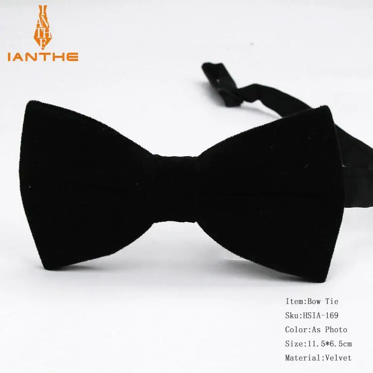 Ianthe мужской однотонный бархатный галстук-бабочка конфетного цвета ed костюм галстук-бабочка для мужчин мужской галстук мода бабочка Gravatas - Цвет: IA169