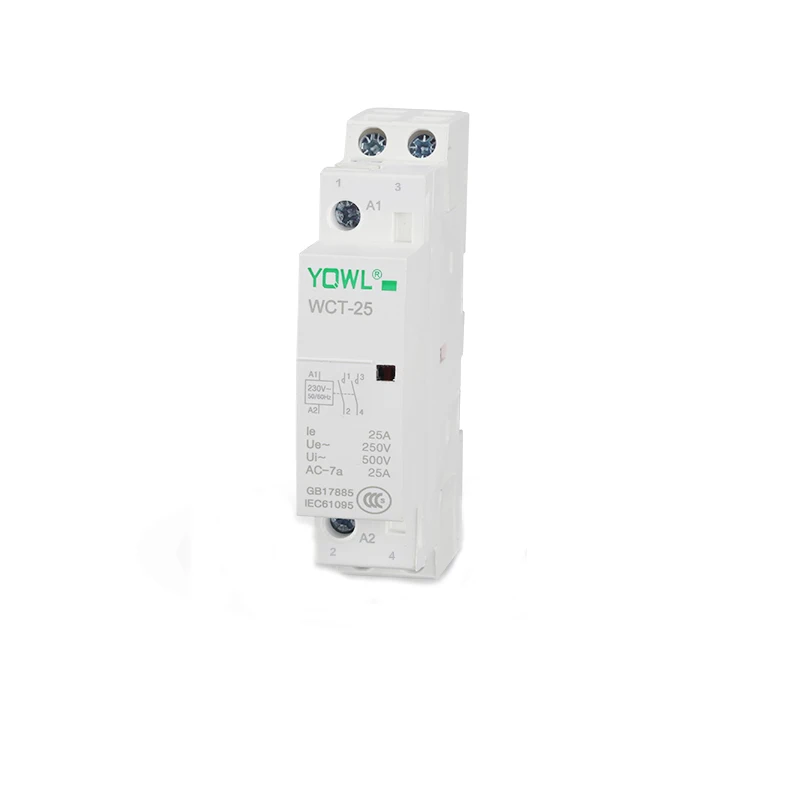 

2P 25A 2NO 2NC 1N)+1NC 24V/110V/230V 50/60HZ Auto Switch Din Rail Household AC Contactor