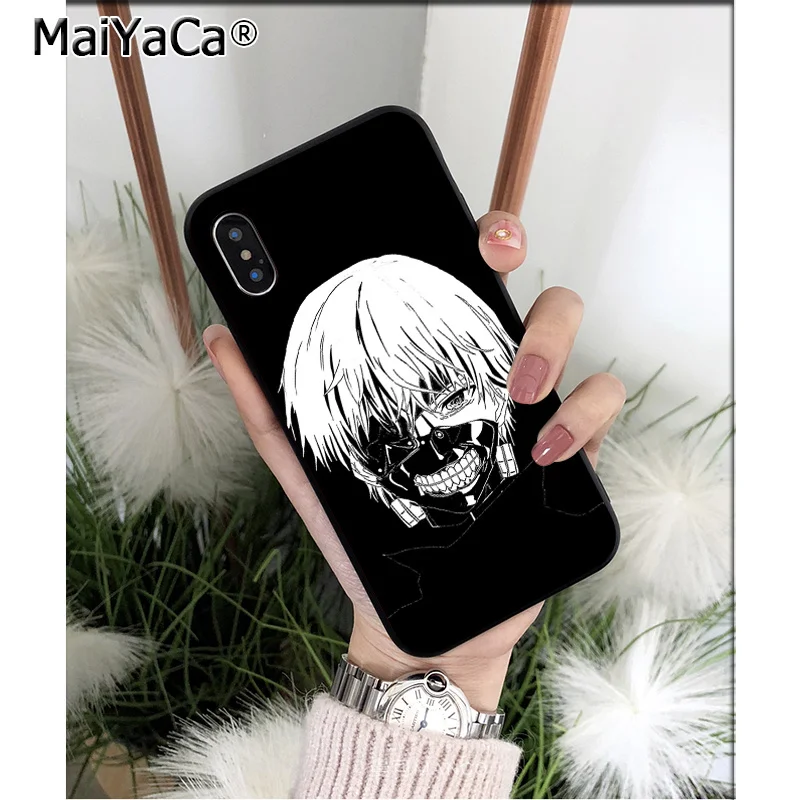 MaiYaCa Токийский Гуль kaneki Кен клиент высокое качество чехол для телефона для Apple iPhone 8 7 6 6S Plus X XS MAX 5 5S SE XR чехол