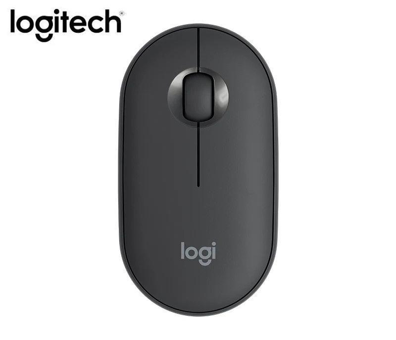 НОВАЯ тонкая и легкая Бесшумная Bluetooth Мышь Logitech PEBBLE портативная современная