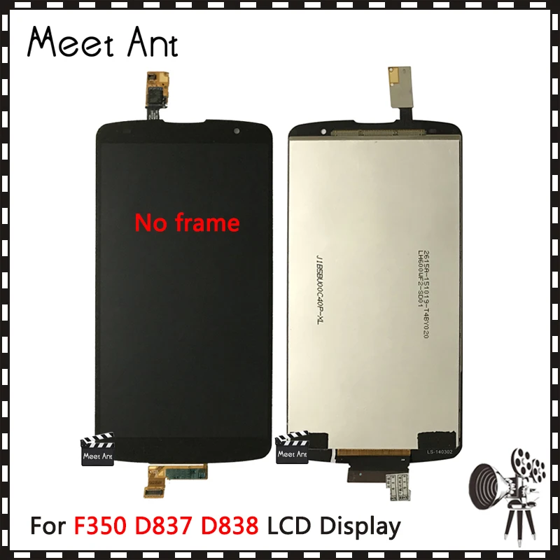 

High Quality 5.9'' For LG Optimus G Pro 2 F350 D837 D838 LCD Display Screen With Touch Screen Digitizer Assembly
