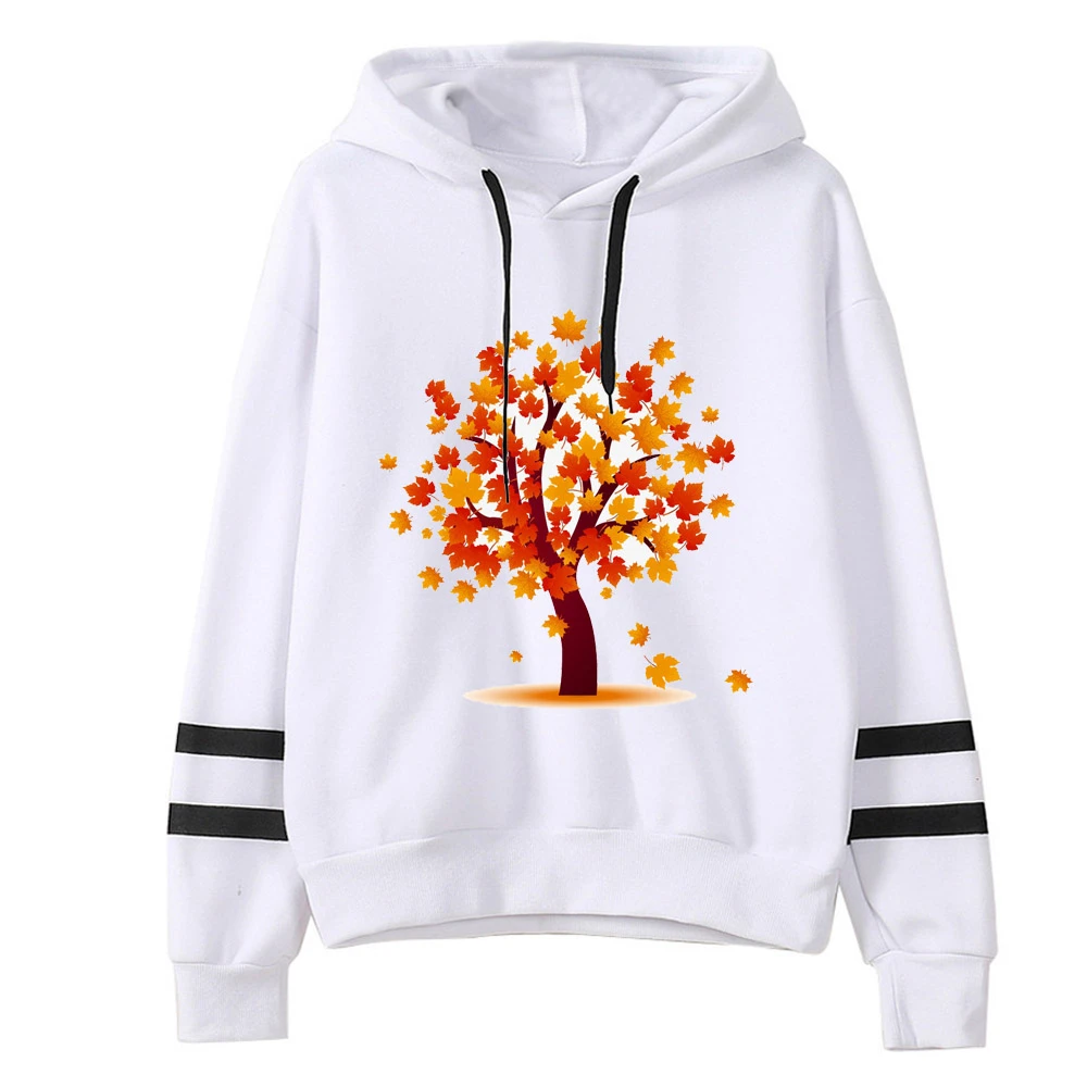 2019 primavera Top Harajuku sudaderas Tumblr mujeres ropa Dandelion Maple imprimir sudaderas mujer larga con capucha|Sudaderas capucha y sudaderas| AliExpress