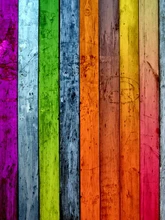 HUAYI colorido piso de Madeira fundo fotografia backdrops foto prop fundo cenários de pranchas De Madeira recém-nascidos XT-2319