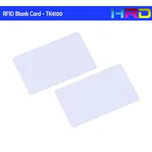 [100 шт./лот] ID/IC rfid tk4100 em4100 em4200 пустая белая карта низкая частота 125 кГц только для чтения контроля доступа электронный замок карты