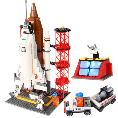 Космический корабль строительные блоки 560 шт. кирпичи развивающие игрушки модель строительные наборы DIY блок морских пехотинцев подарок для детей