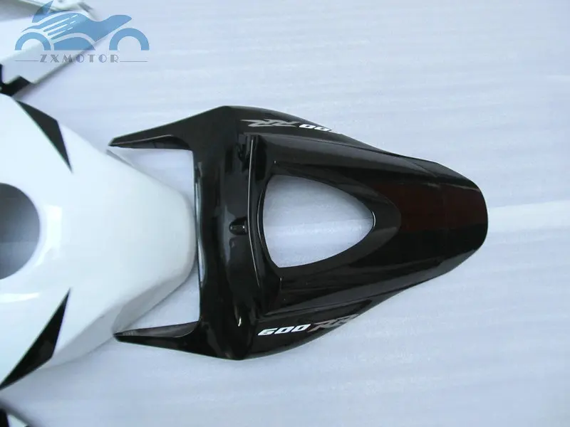 Изготовленный на заказ комплект обтекателя впрыска, пригодный для Honda CBR600RR 2007 2008 CBR 600RR 07 08 пластиковые комплекты обтекателей черно-белые части XF14