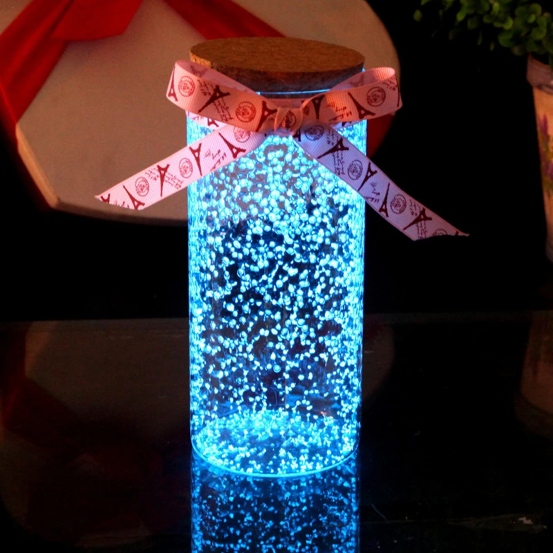 10 г люминесцентные частицы светящиеся вечерние DIY яркая краска звезда Желая