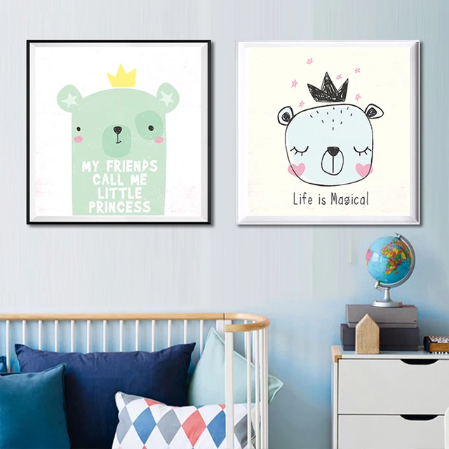 aliexpress com buy modern cartoon canvas painting art print poster