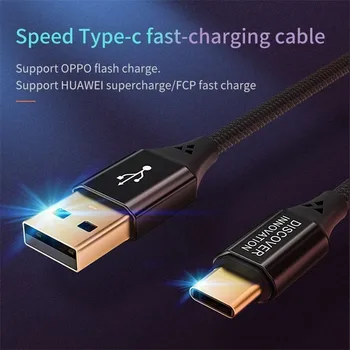 

NILLKIN USB Type C Cable 5a /40W Nylon for huawei for oppo for Samsung S10 S10e S10 Plus Fast Charge for Xiaomi mi 8 mi 9