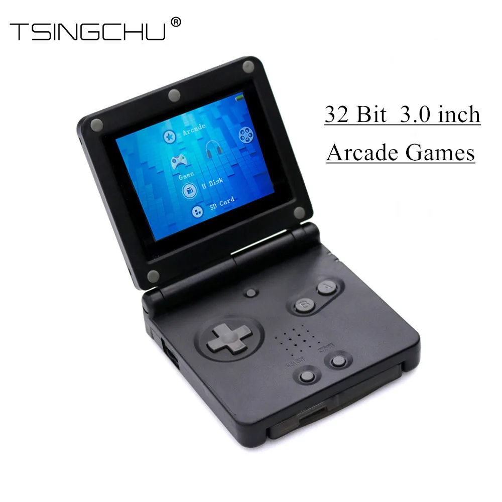 

TSINGO 32bit 3.0" GB Station Handheld Game Player 268 Games Inside Mini Retro Game Console 16GB Card Support For Arcade/MD/CPS