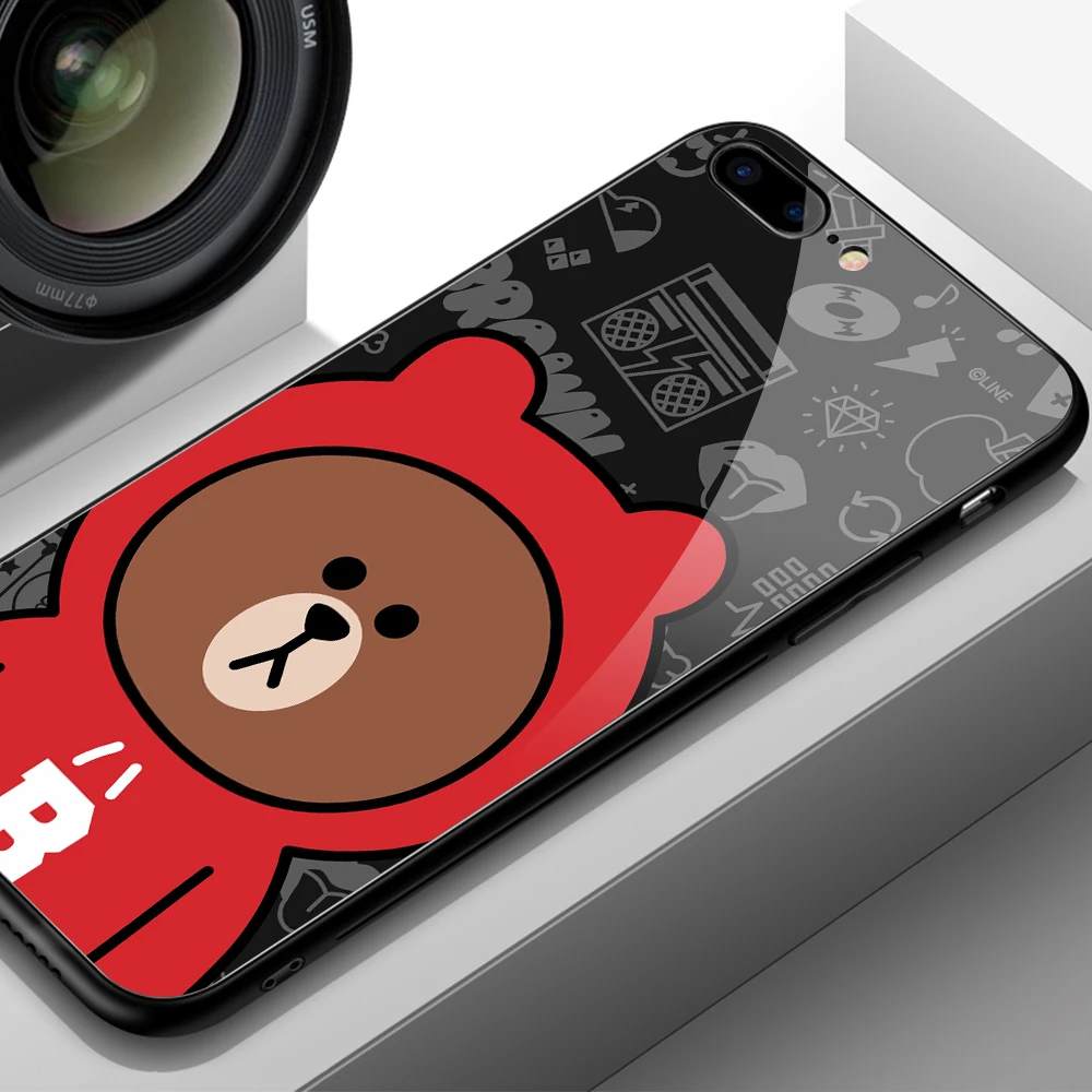 FinderCase чехол для iPhone XS MAX Bear Pig твердая задняя крышка 11 pro max стеклянное яблоко чехол для iPhone 7 8X6 6 Plus XR XS MAX