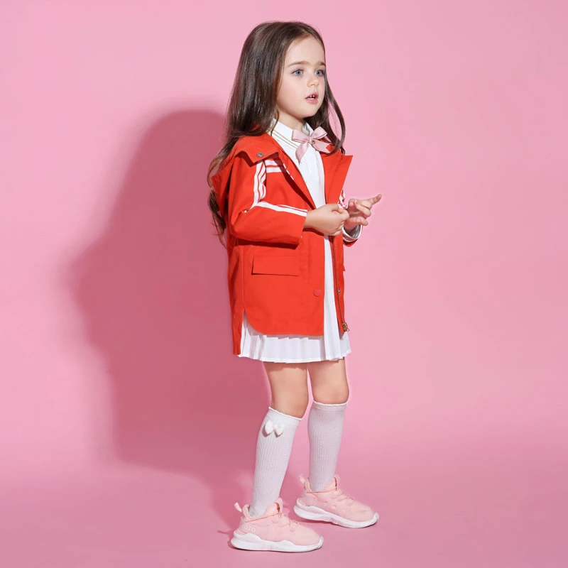 2017 Little Baby Girl Toddlers Autumn Sport Jacket Windbreaker Coat for