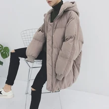 2017 Winter Hooded Cap Bread Coats Long Keep Warm Cotton-padded Clothes Parka Brand Casual Men’s Fashion Snow Jackets M-2XL